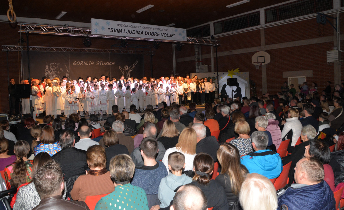Gornjostubičke udruge održale prekrasan božićni koncert pod nazivom „Svim ljudima dobre volje“